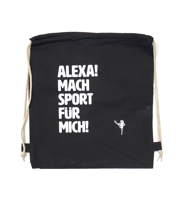 ALEXA! MACH SPORT FÜR MICH! Turnbeutel / Gym Bag
